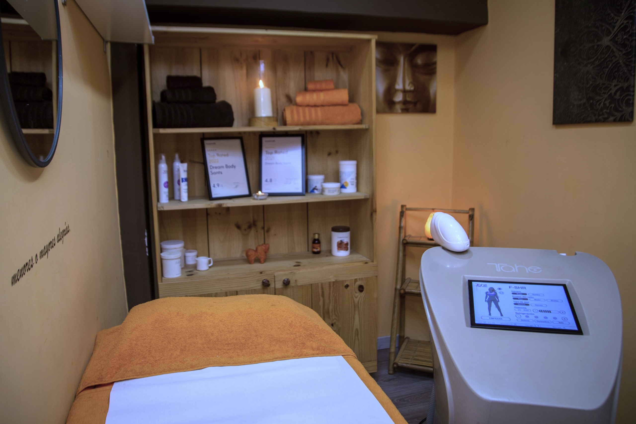 cabina de depilación láser diodo en Dream Body Sants Barcelona